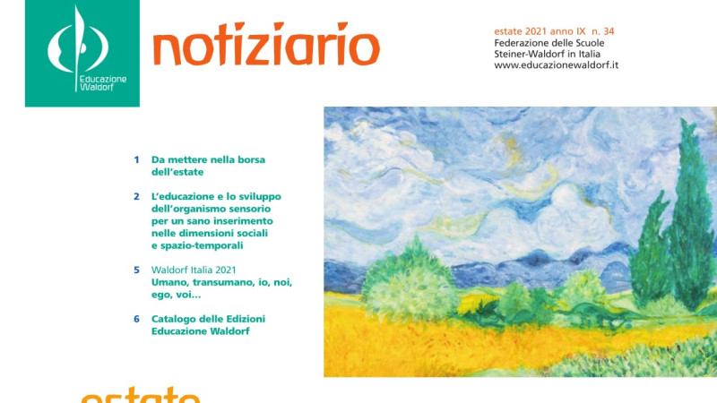 Estate 2021 - Notiziario nr. 34 della Federazione delle Scuole Steiner-Waldorf in Italia