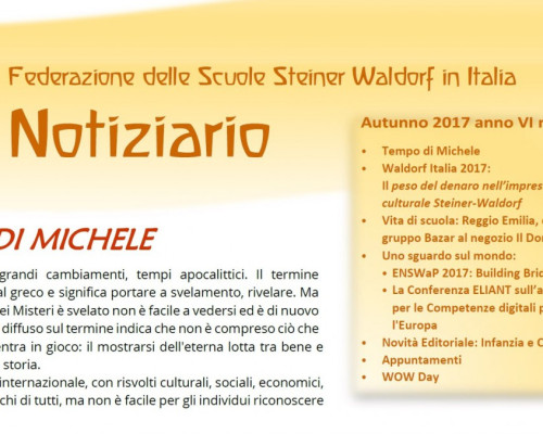 Autunno - Notiziario nr. 21 della Federazione delle Scuole Steiner-Waldorf in Italia